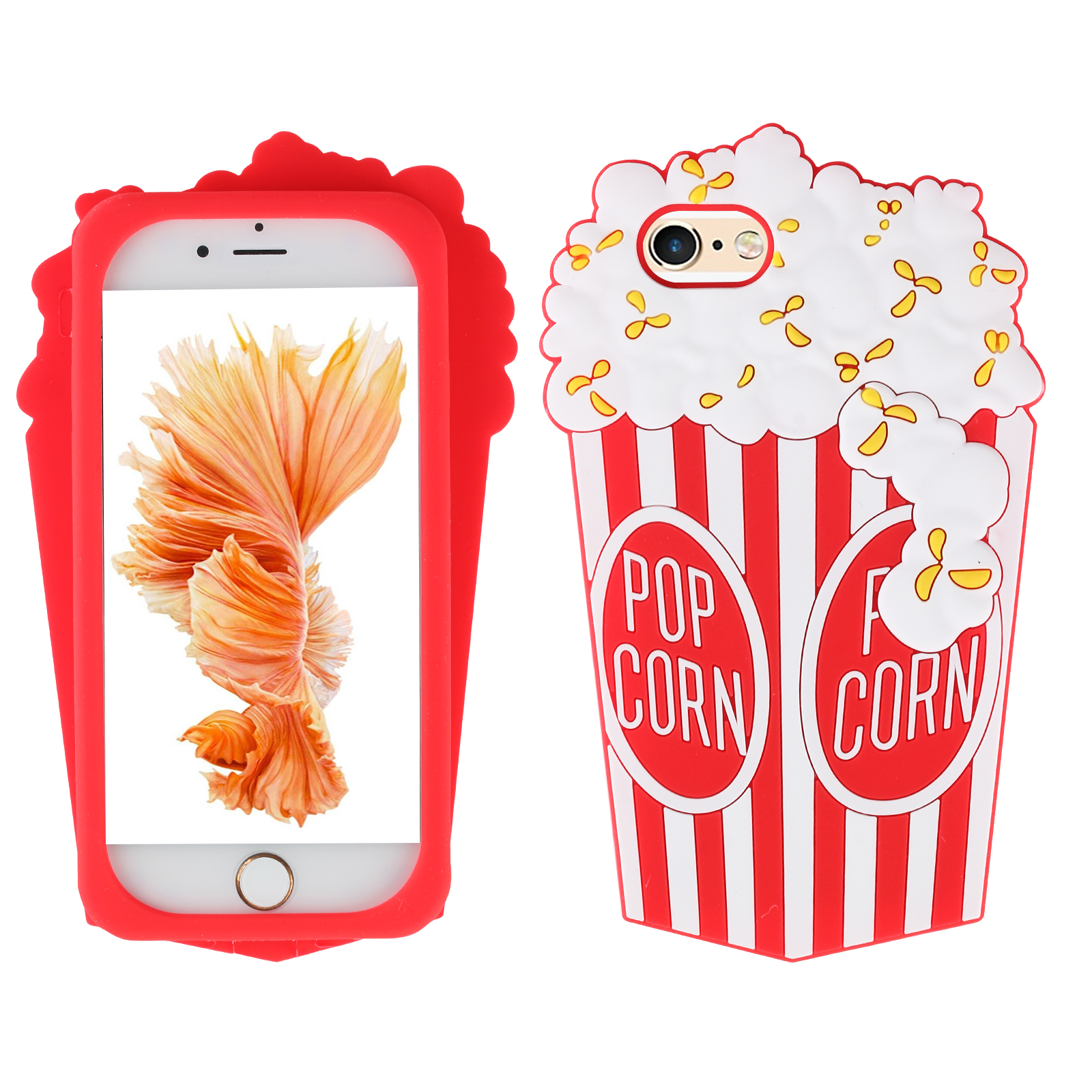 coque iphone 4 silicone pop corn